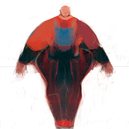 Hombre en equilibrio