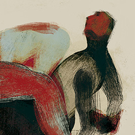 Hombre y mujer en intimidad