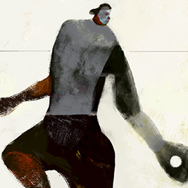 Pelota blanca y negra